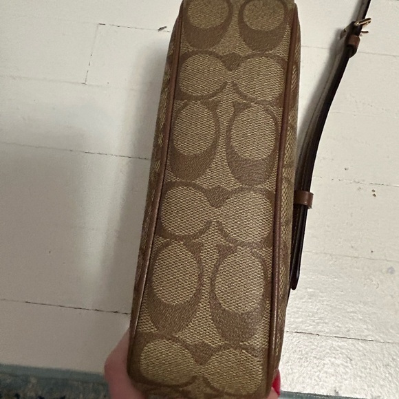 Coach Tan & Brown Signature Crossbody Bag Mini Jamie Camara - Picture 6 of 13